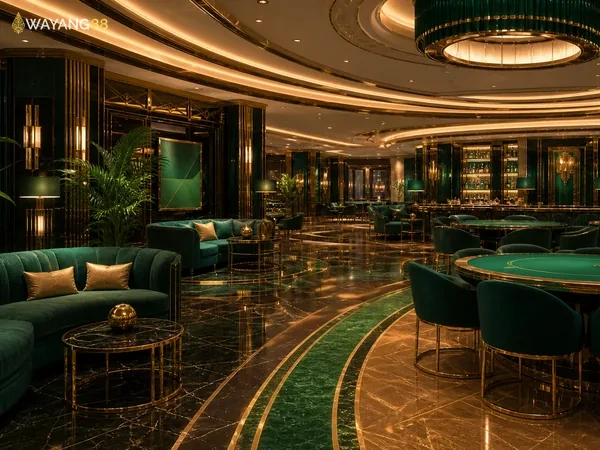Suasana permainan Ezugi Live Casino wayang88 yang tertata dan imersif